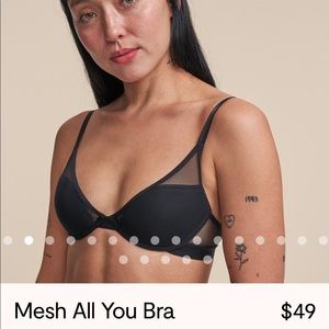 NWT Pepper Mesh All You Bra